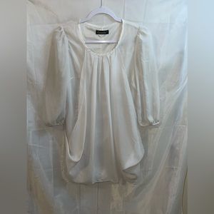 Bohemian layered blouse.